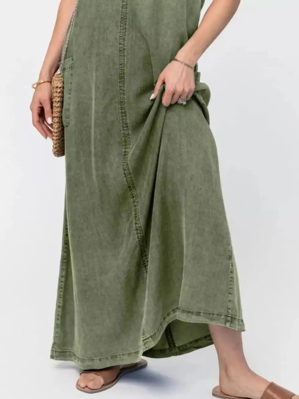 Denim Maxi Dress