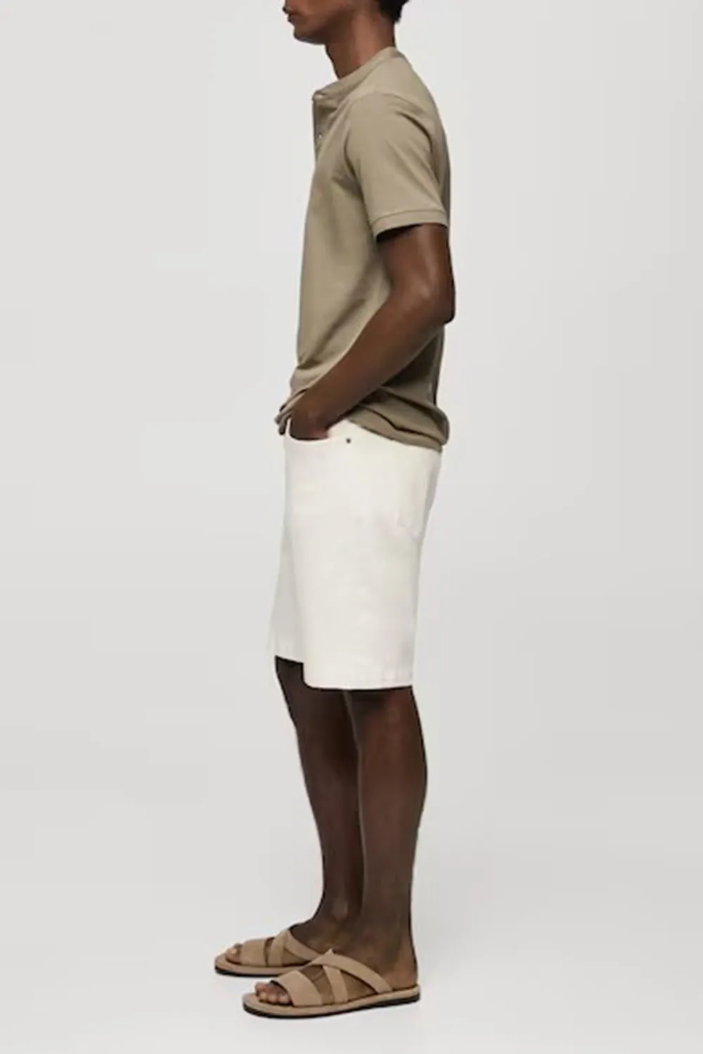 Mao Collar T-Shirt