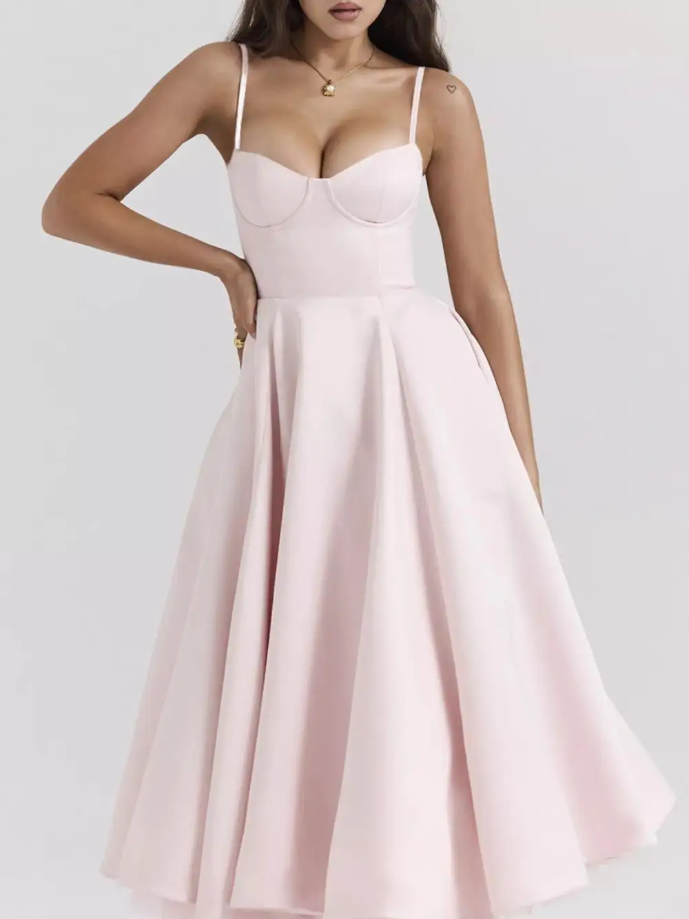 Sweetheart Midi Dress