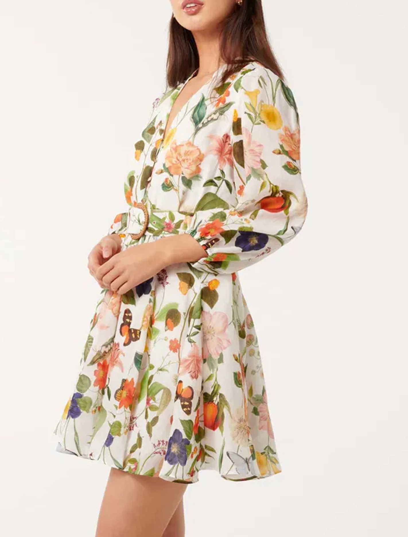 Printed Mini Skater Dress