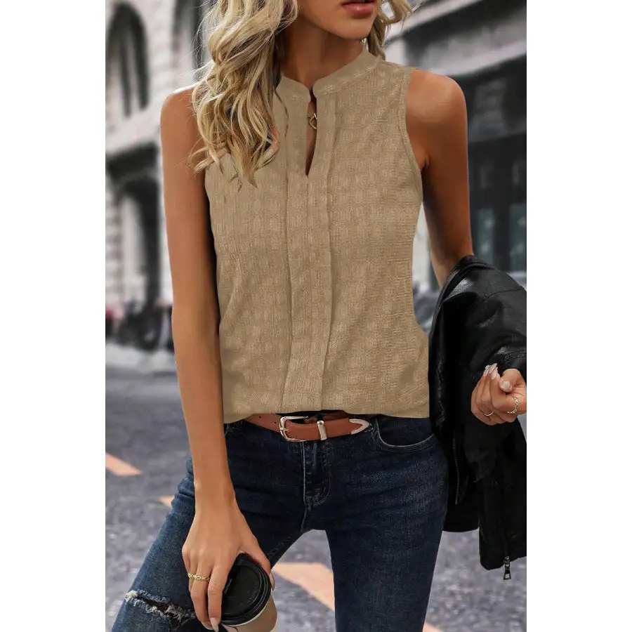 Textured Notched Tank
