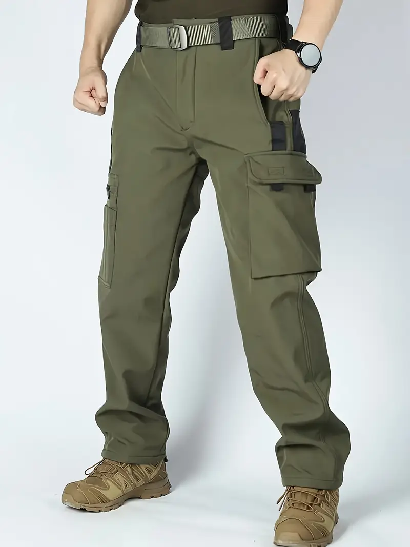 Multi Functional Fockets Slim Fit Outdoor Straight Tube Waterproof Work Pants