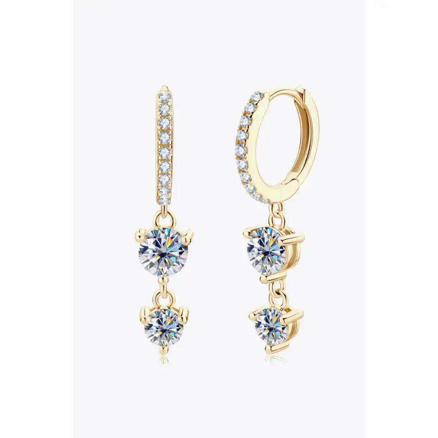 Be the One Moissanite Drop Earrings