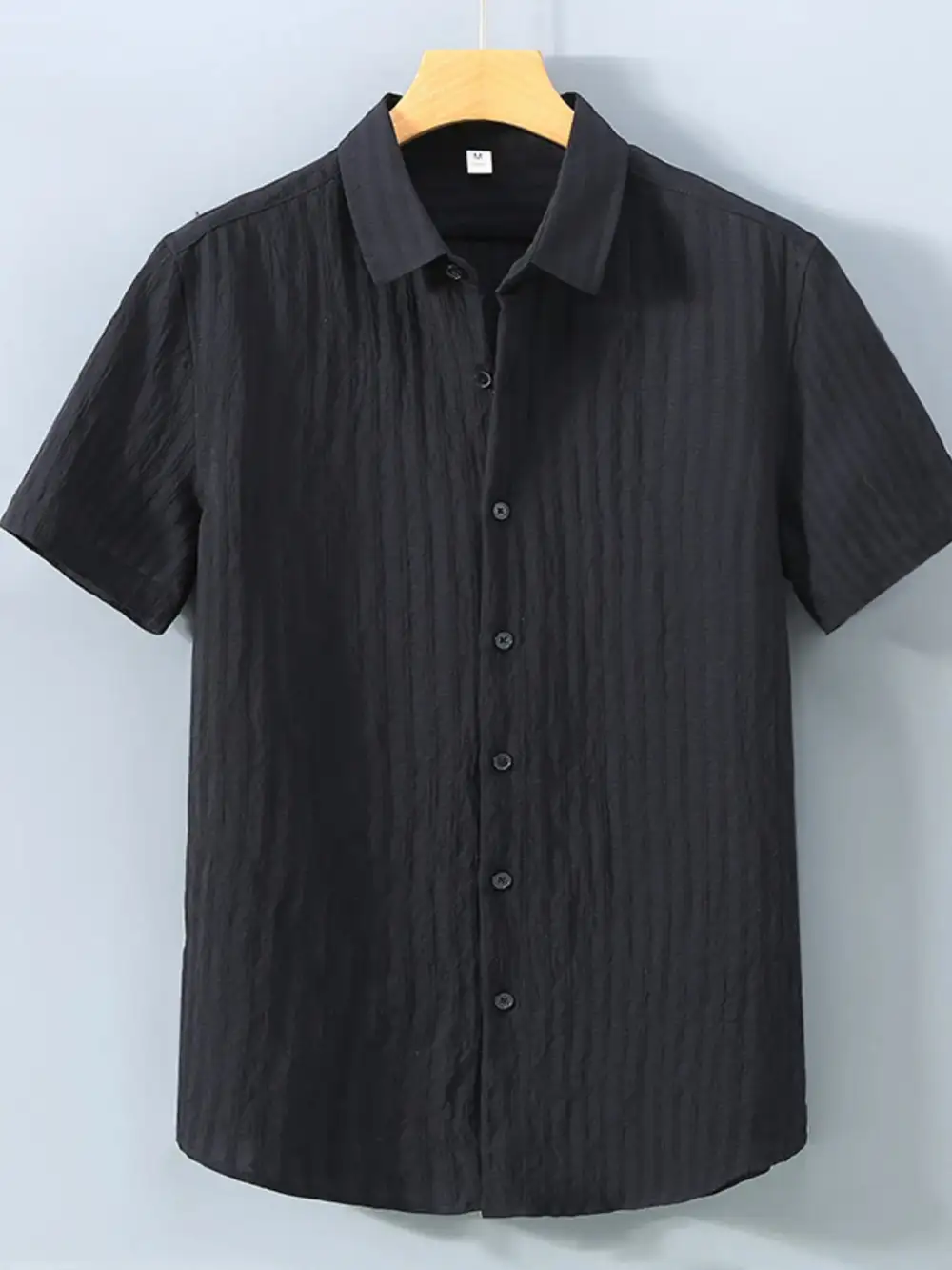 Short-Sleeve Breathable Button-Up Shirt