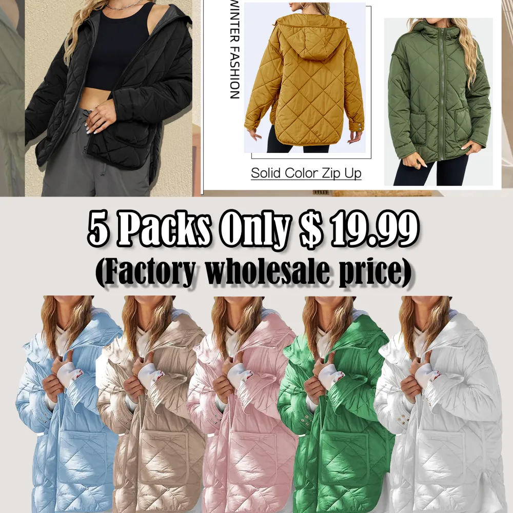 🧥 Womens Quilted Puffer Jacket – Lightweight Warmth. Timeless Comfort. Everyday Style.