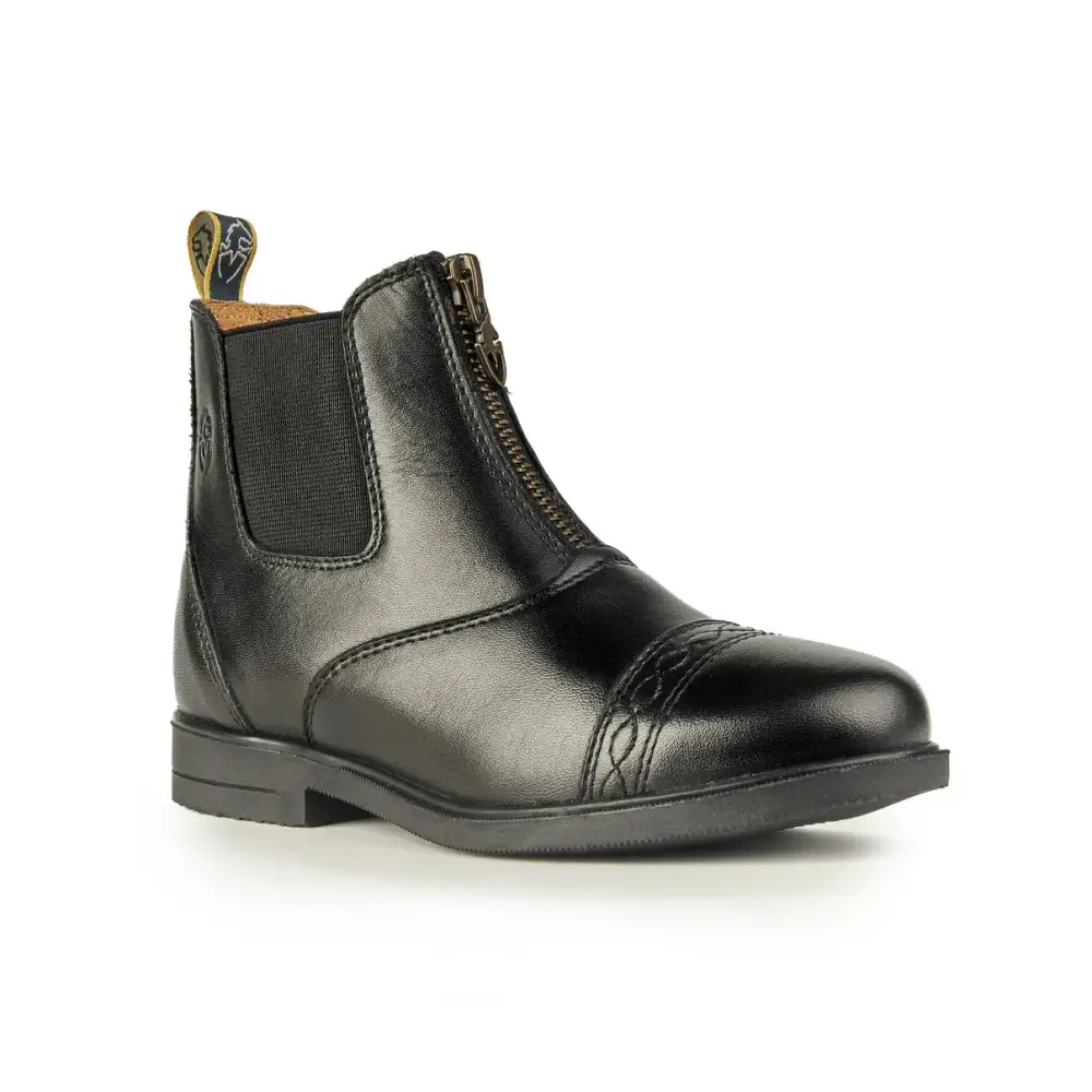 Versatile Zip Leather Riding Boots