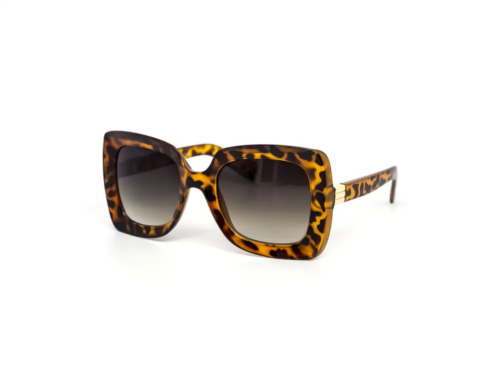 12-Pack Oversized Rectangle Gradient Sunglasses