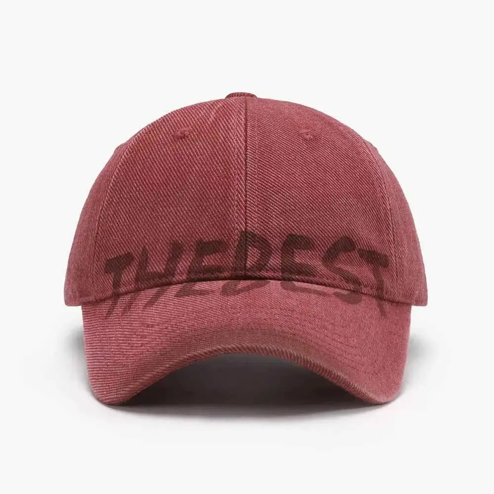 Letter Adjustable Baseball Hat