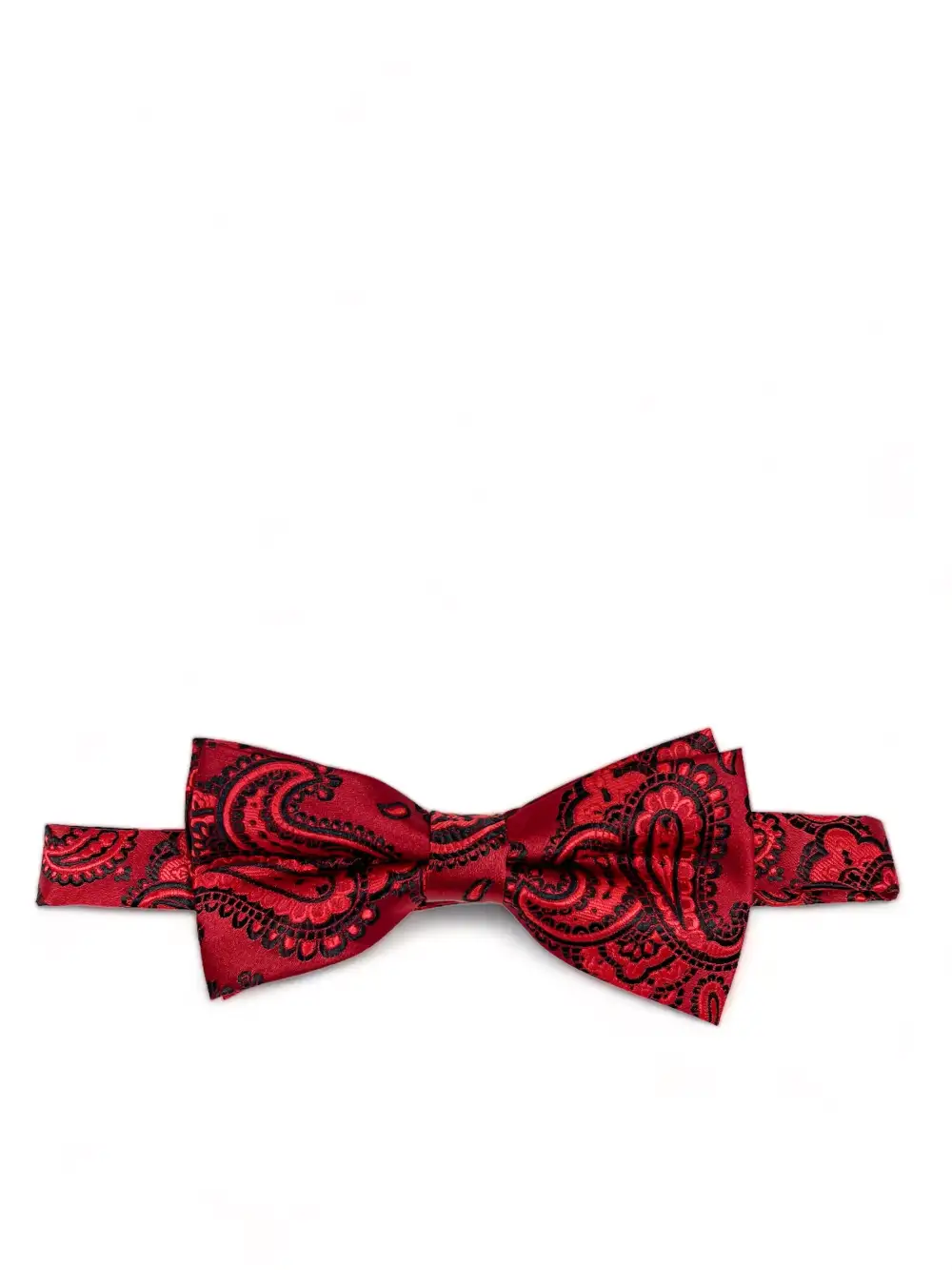 Tailored Paisley Polyester Bow Tie