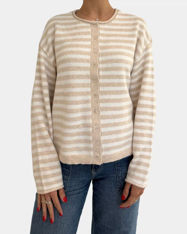 Dover Stripe Cardigan