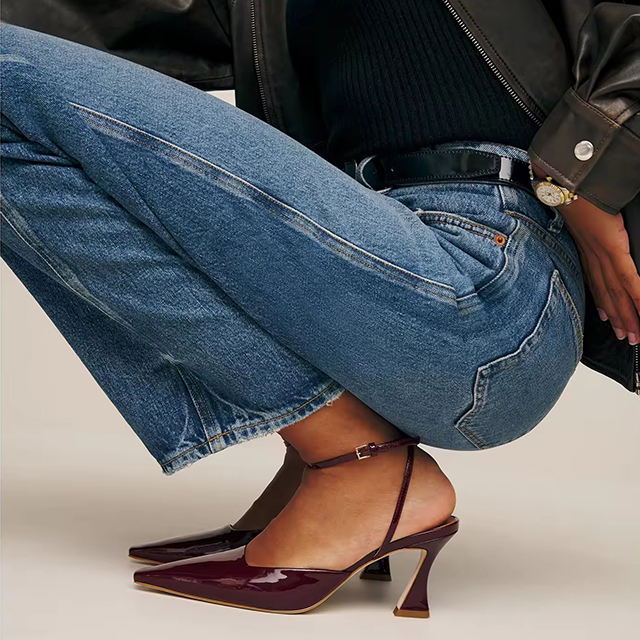 Celestia Elegance Pointed Slingbacks