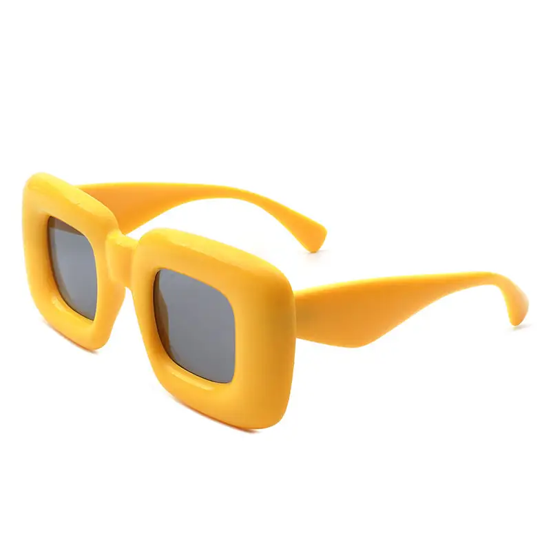 Structured Square Frame Sunglasses