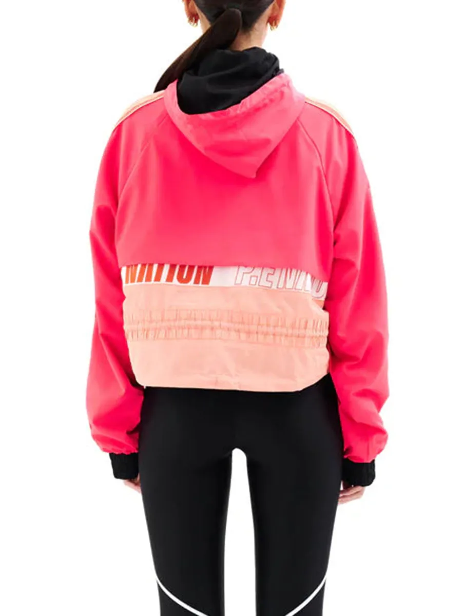 ZIP UP CROPPED JACKET