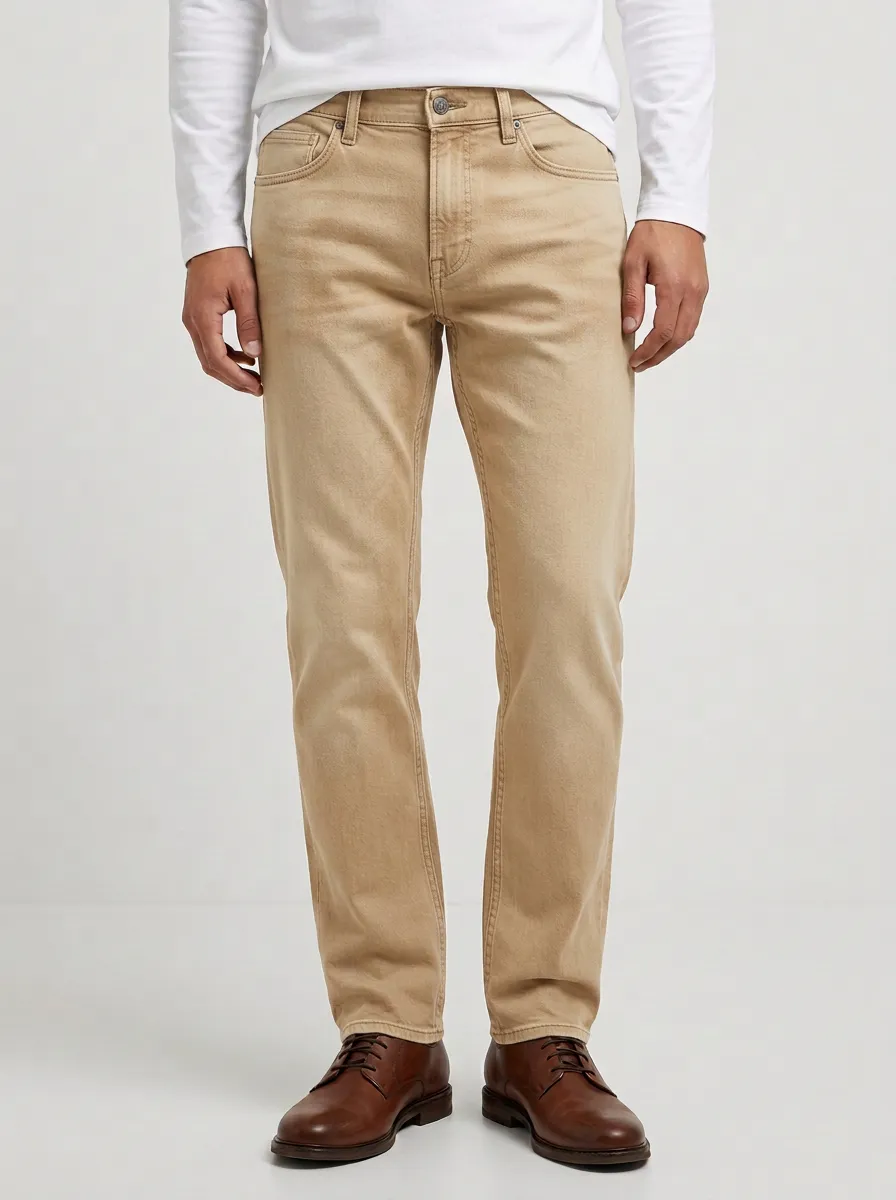 Washed Waist Jeans