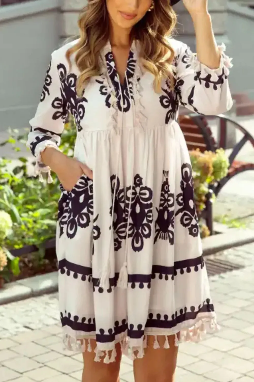 Tassel Mini Dress