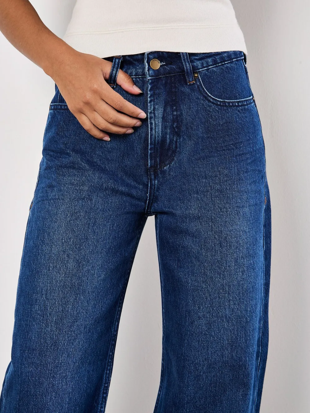 Wide Straight Leg Jeans