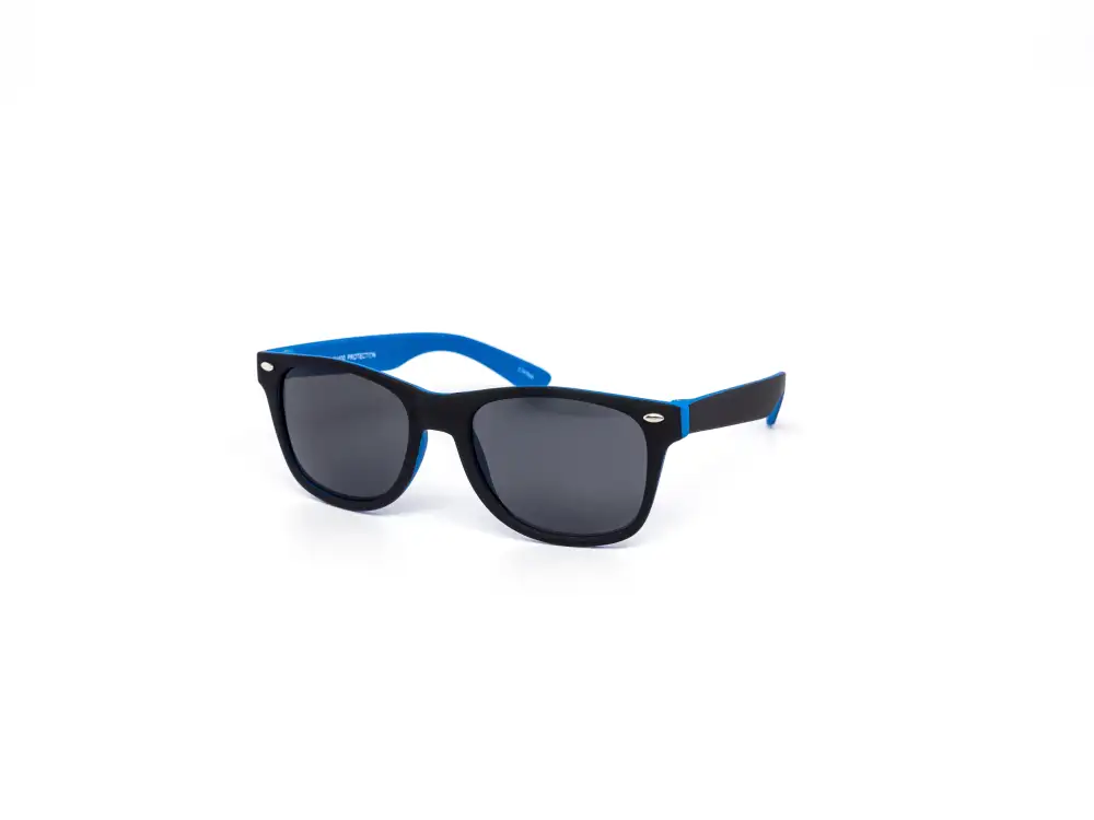 12-Pack Kids Neon Classy Wayfarer-Style Dark Lens Soft-Touch Sunglasses
