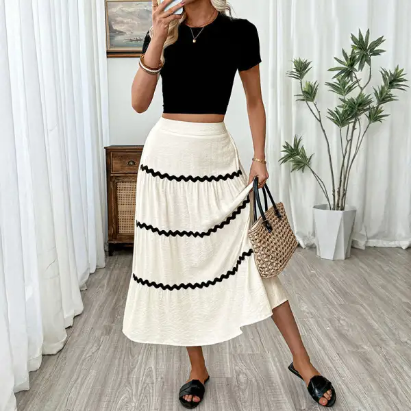 Women's Ruffled Summer Skirt