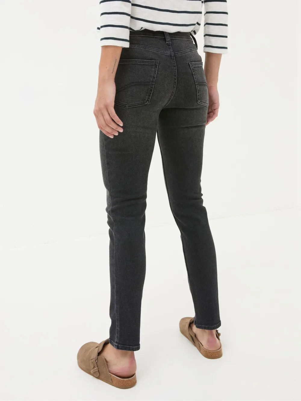 Sway Washed Black Slim Jeans