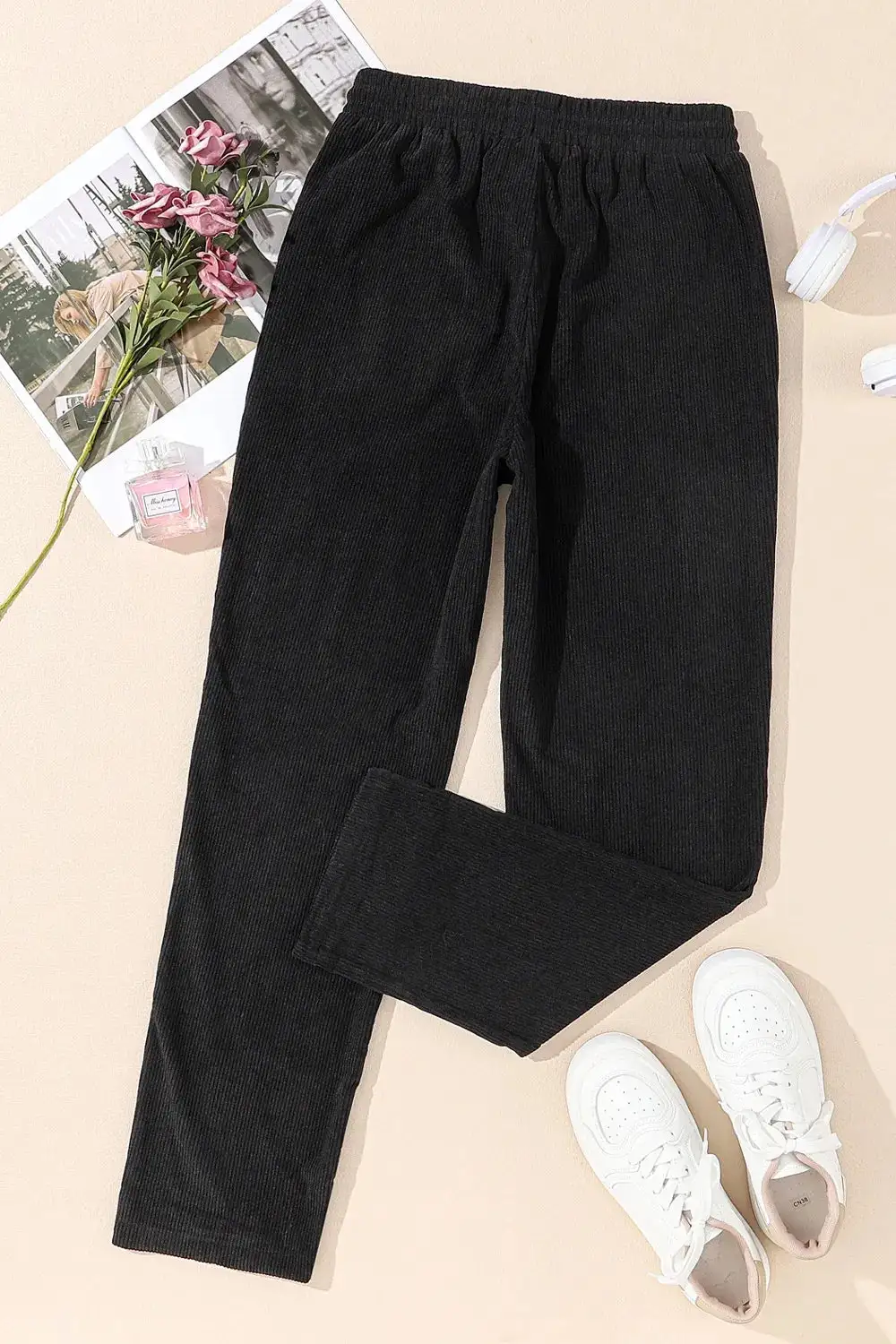 Straight Leg Drawstring Pants