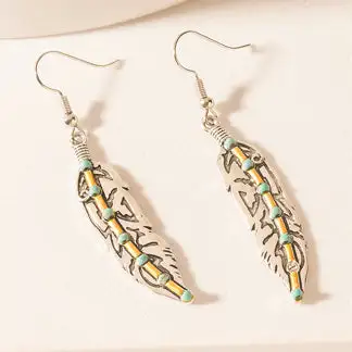 Graphic Ornate Artful Statement Earrings