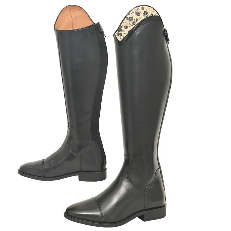 Graceful Rubber Sole Everyday Tall Riding Boots