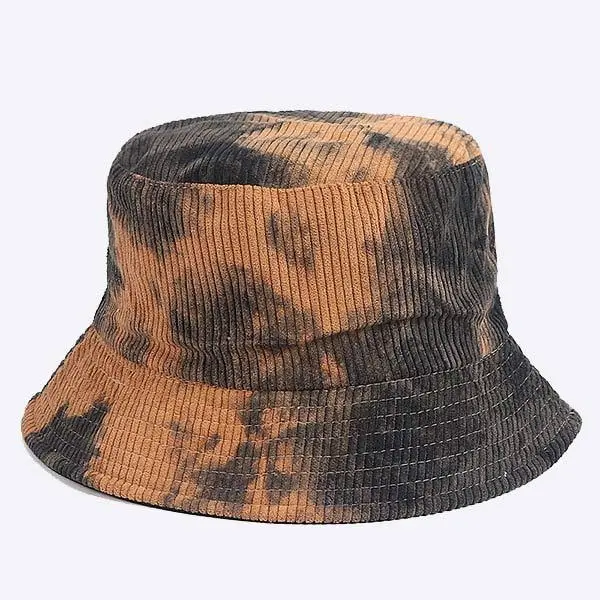 Women'S Tie Dye Reversible Corduroy Bucket Hat 39558002C