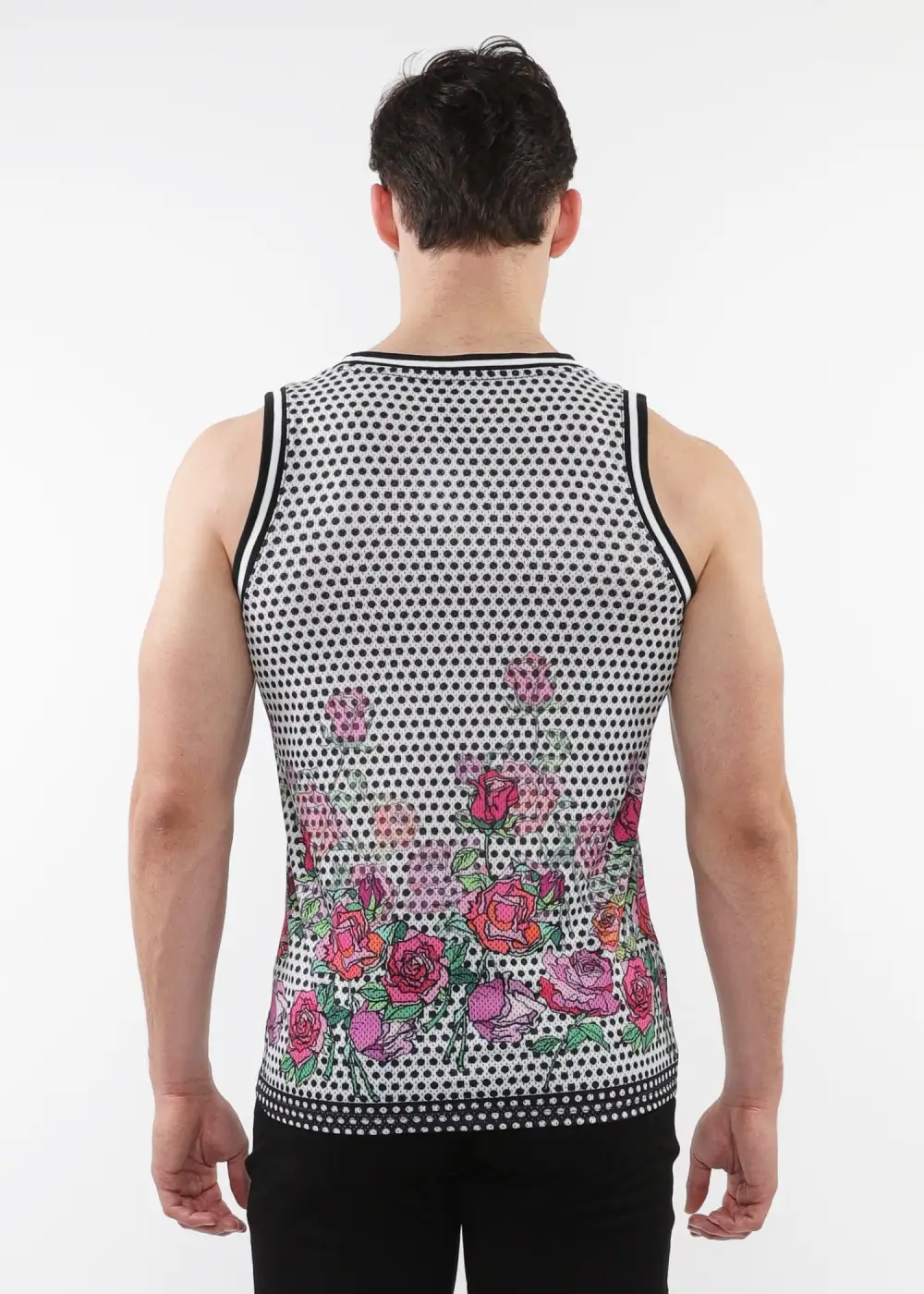 Comfortfit Printed Mesh Tank Top