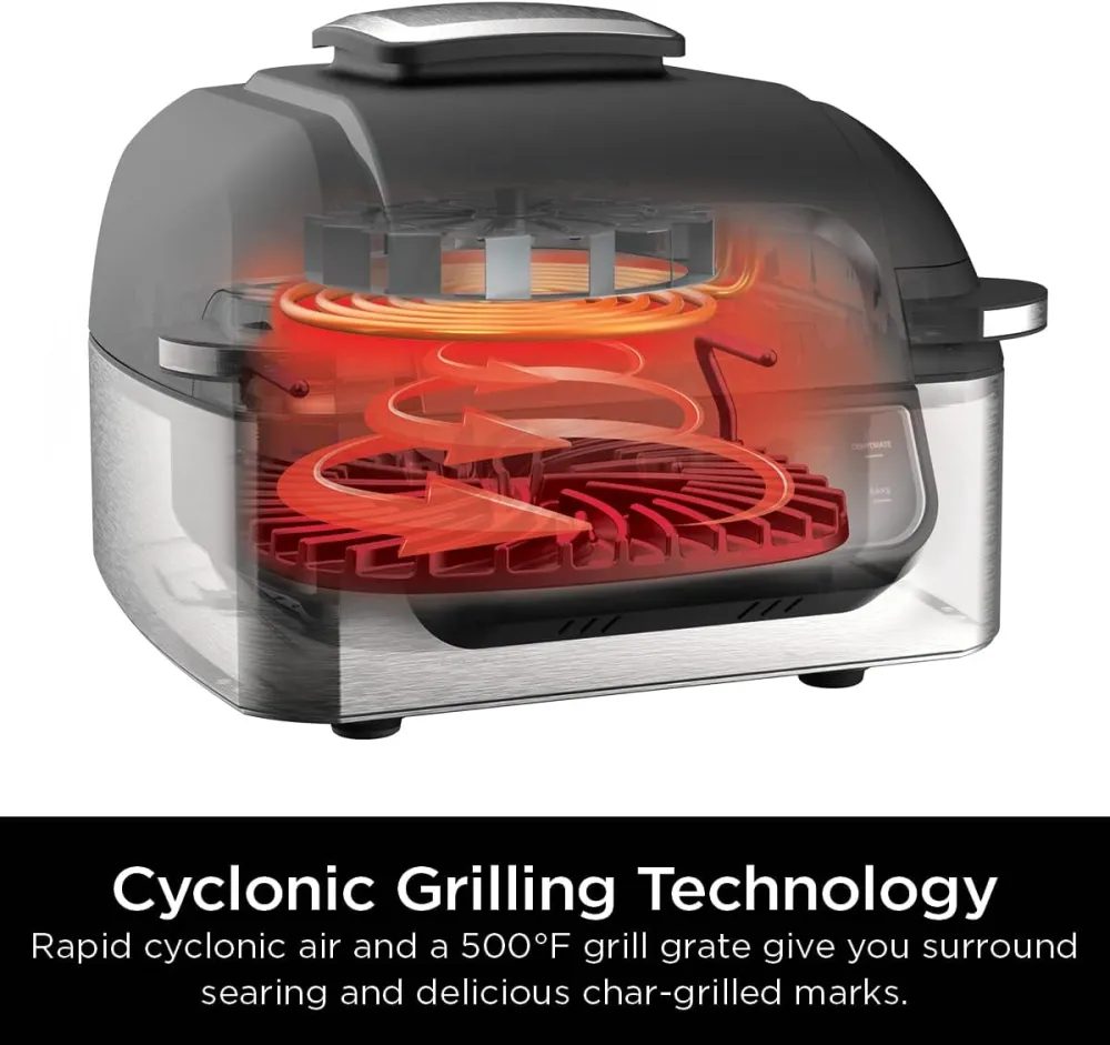 Ninja EG201 Foodi 6-in-1 Indoor Grill with Air Fry