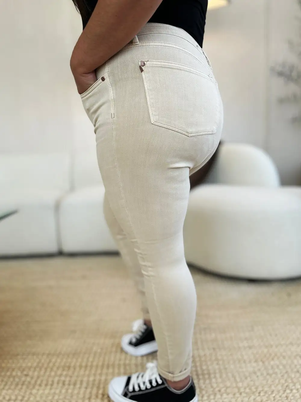 Smooth Skinny Denim Jeans