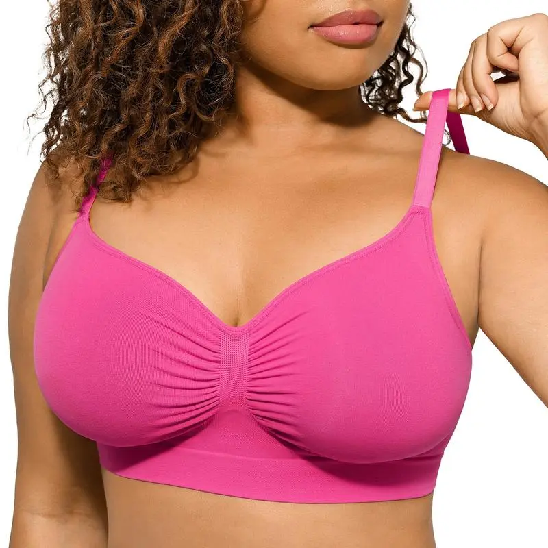 Women's Wireless Sculpt Bra Comfort Bralettes No Underwire Unlined Cami Bra