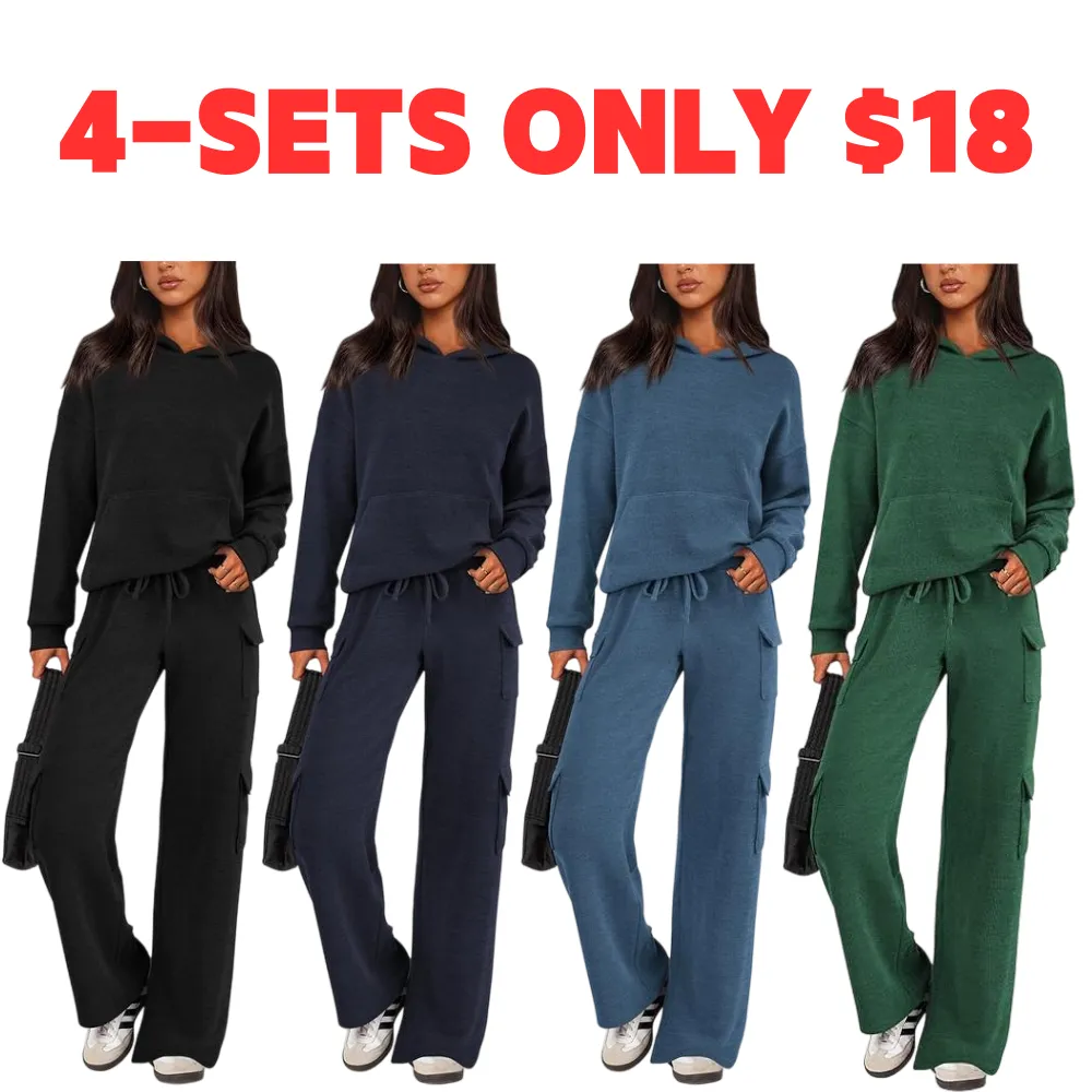 Women's 2 Piece Lounge Sets - Tracksuits for Casual, Active, and Versatile Outfits