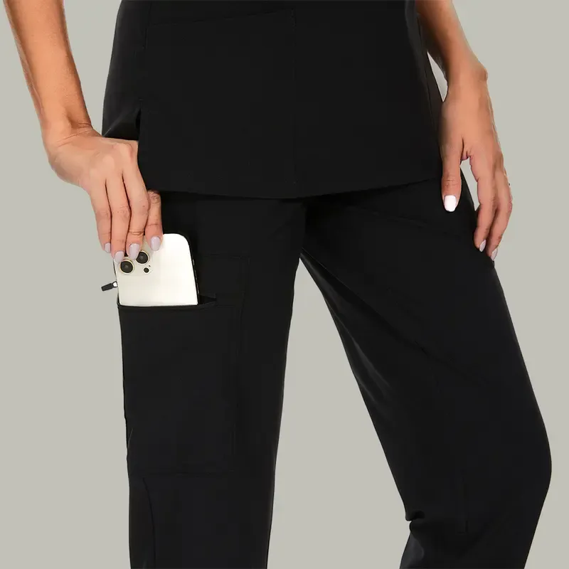 Women's Medical Suit - V-neck Top and Sweatpants