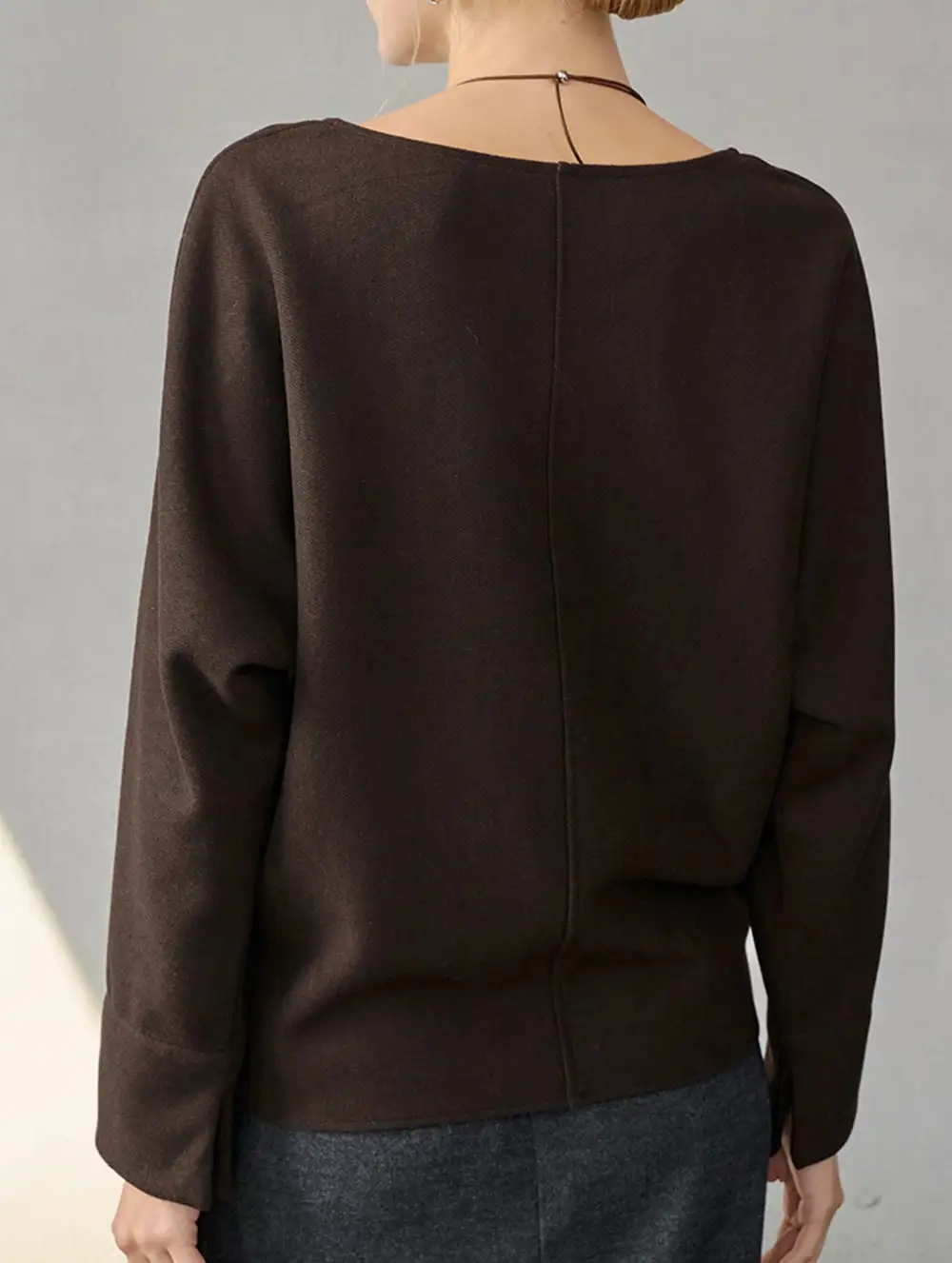 Crew Neck Loose Fit Long Sleeve Sweatshirt