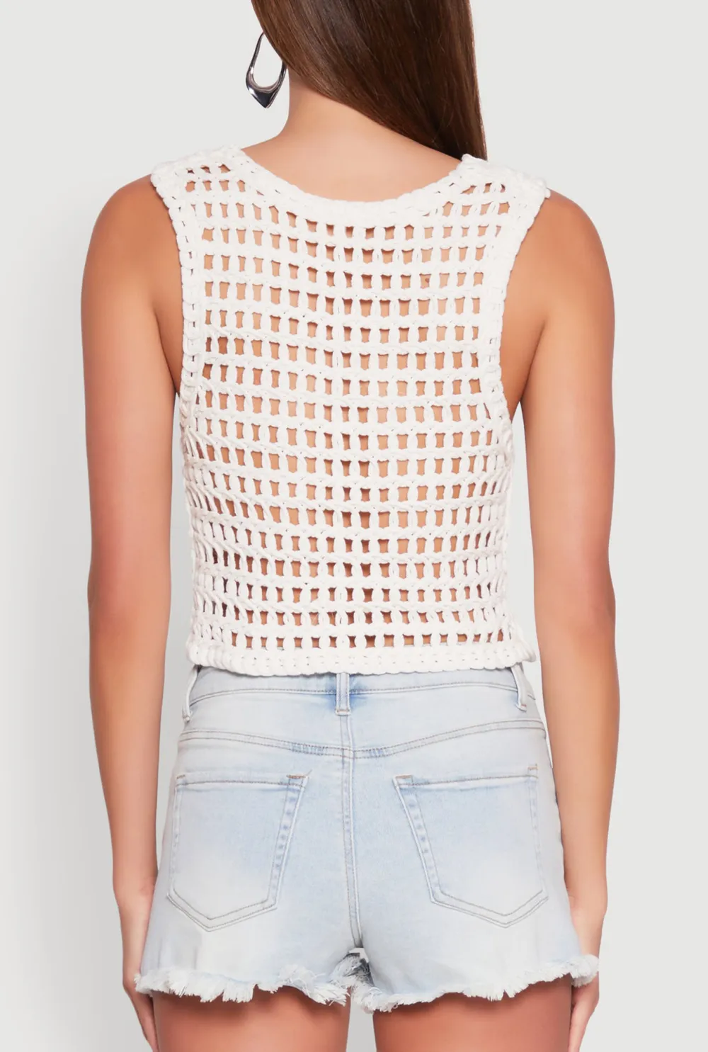 Knitted Hollow Vest