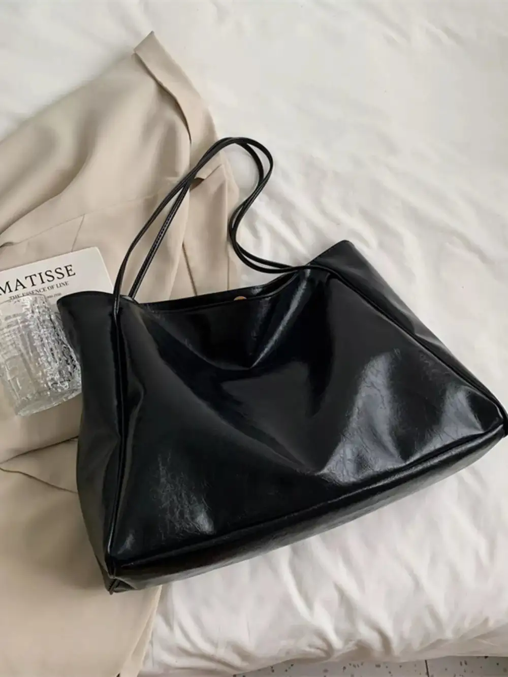 PU Leather Tote Bag