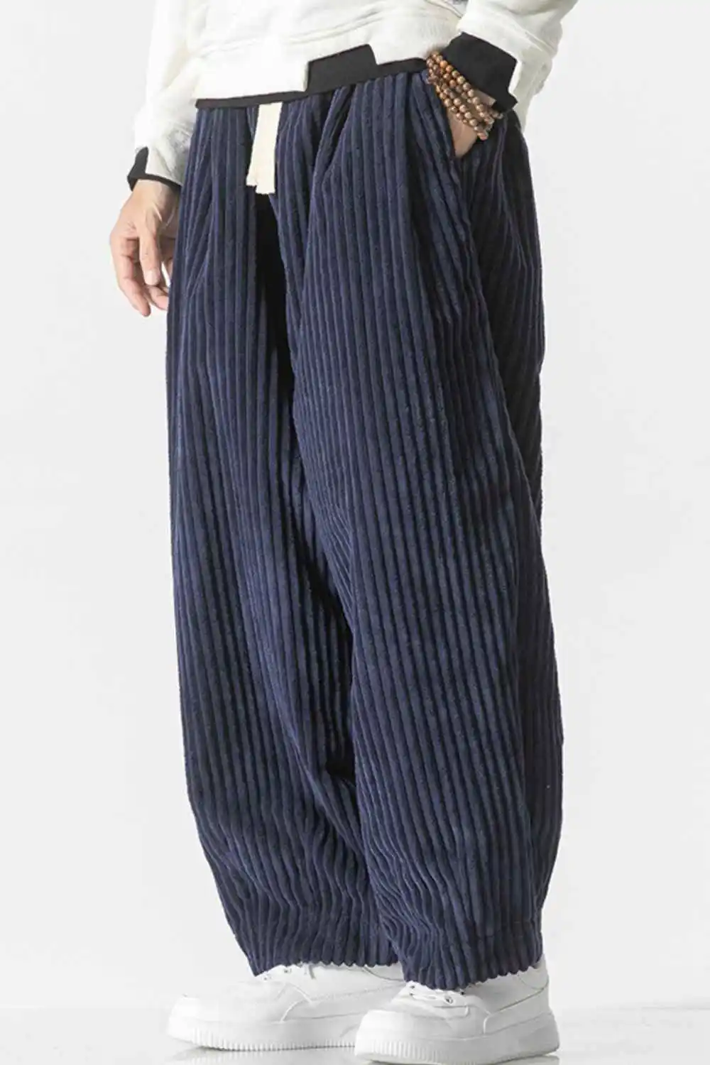 Corduroy Wide Leg Casual Pants