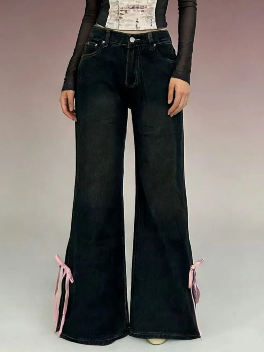Flare Leg Denim Jeans