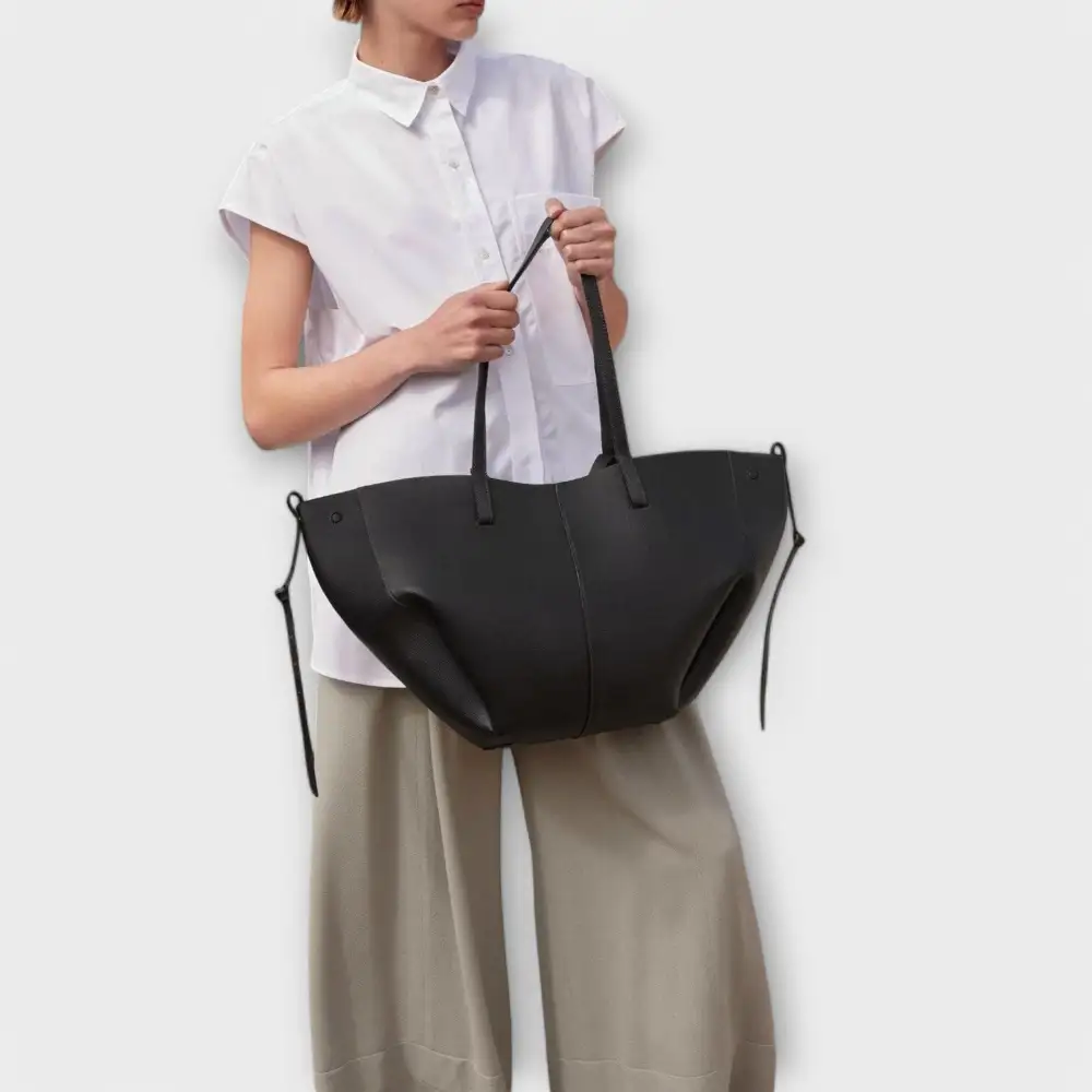 Boxy Twill Handbag