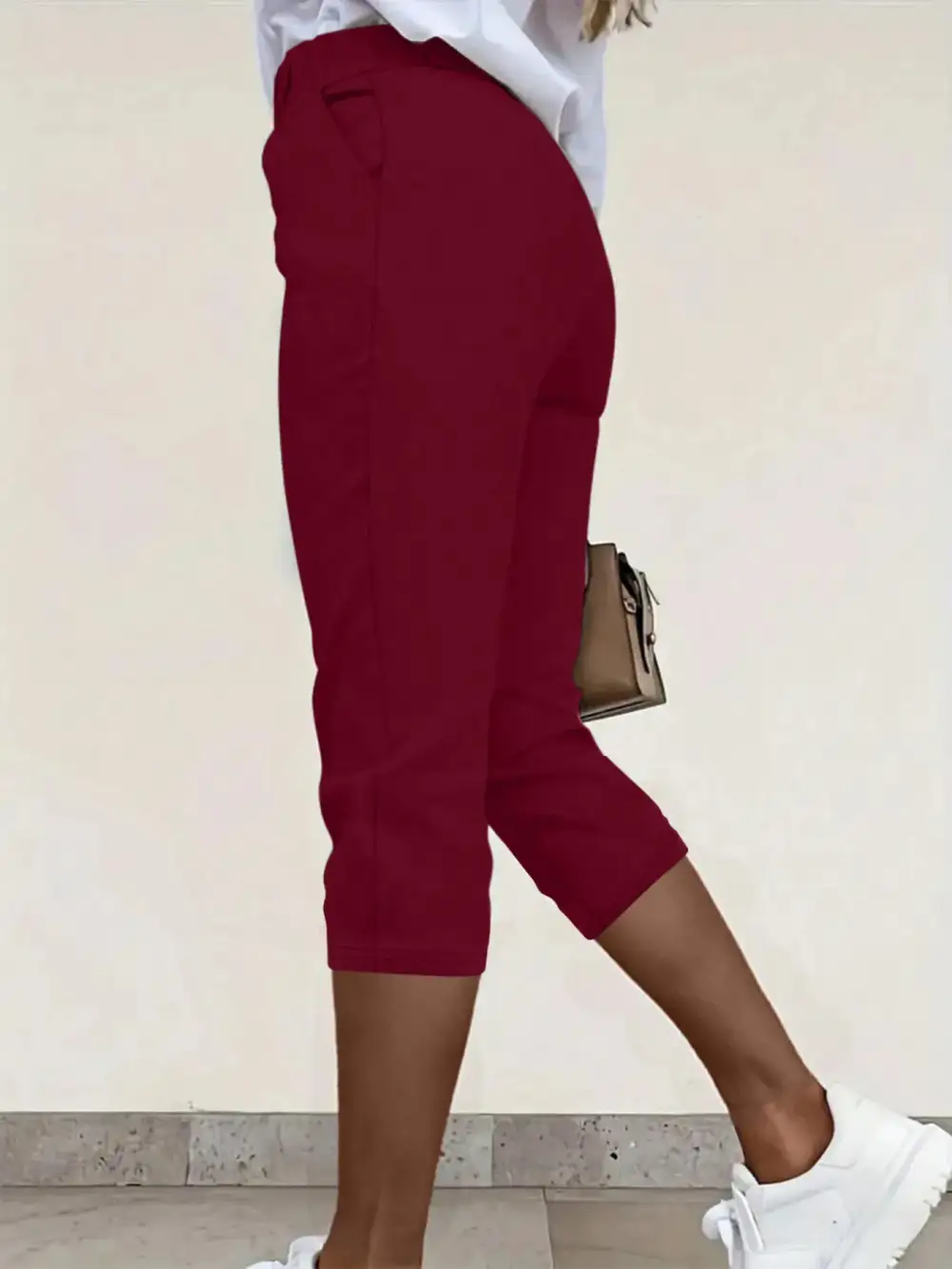 Pleated Detail Pocket Pants