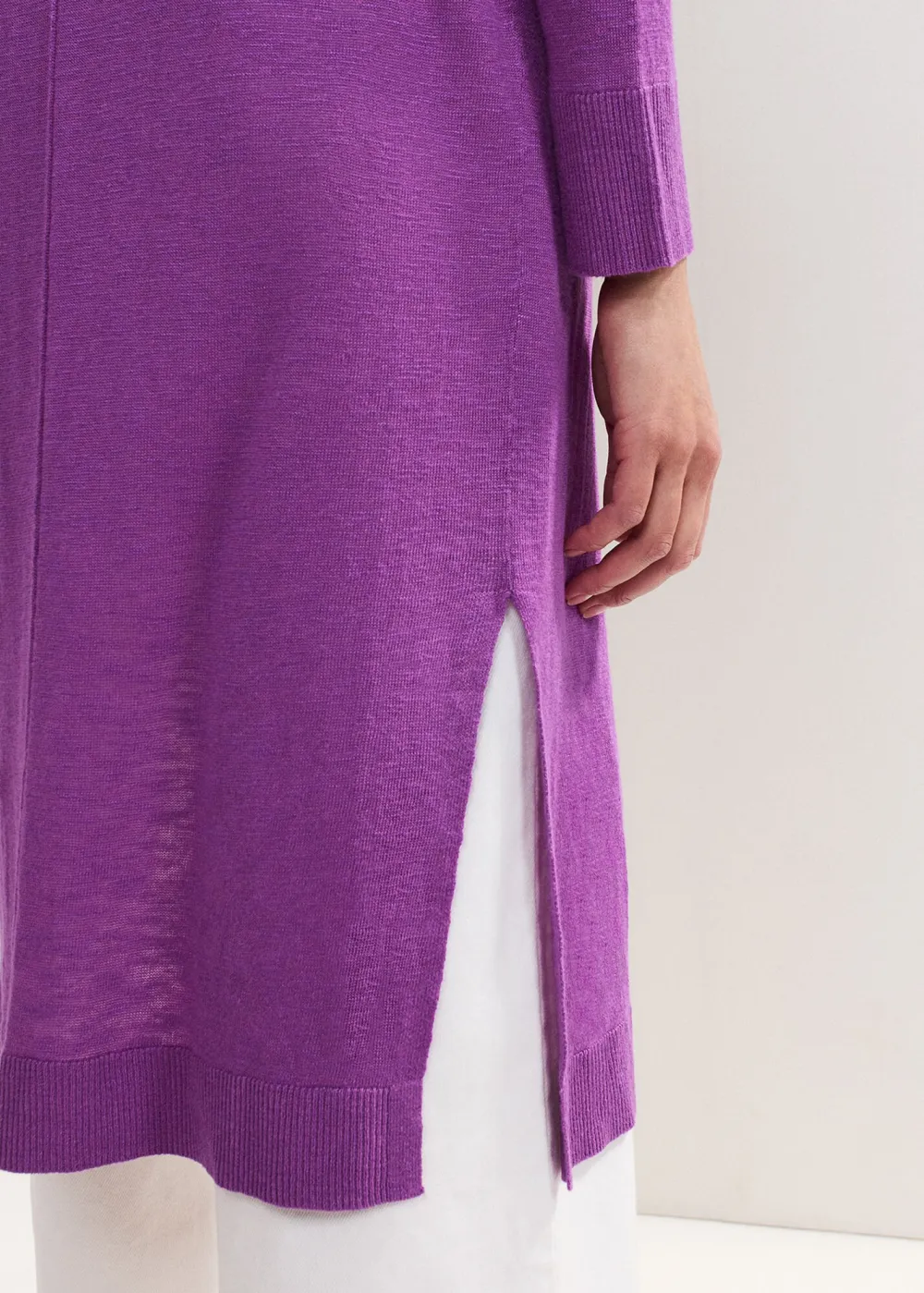 Long-Sleeved Women's Knitted Cardigan