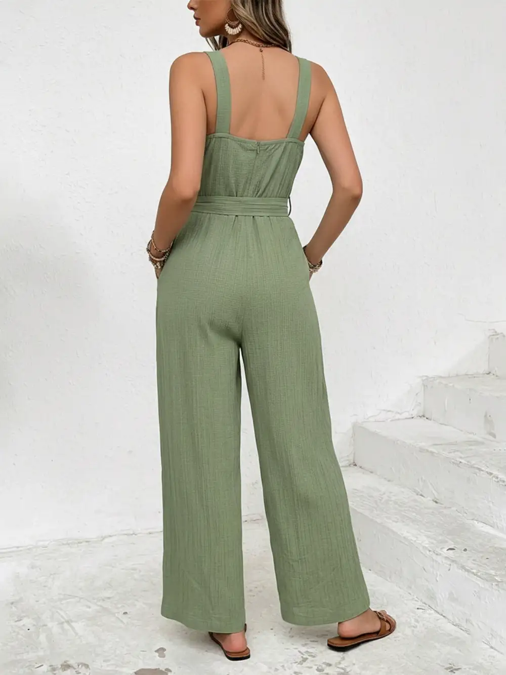 Valenna Sculpt Wide-Leg Jumpsuit