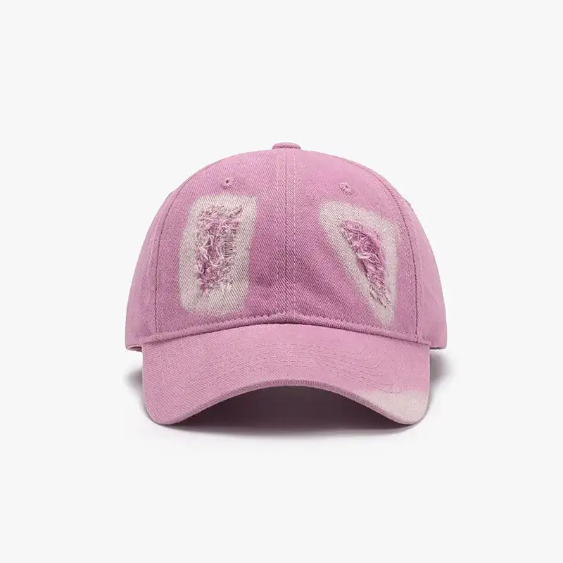 Wearable Distressed Cotton Baseball Hat