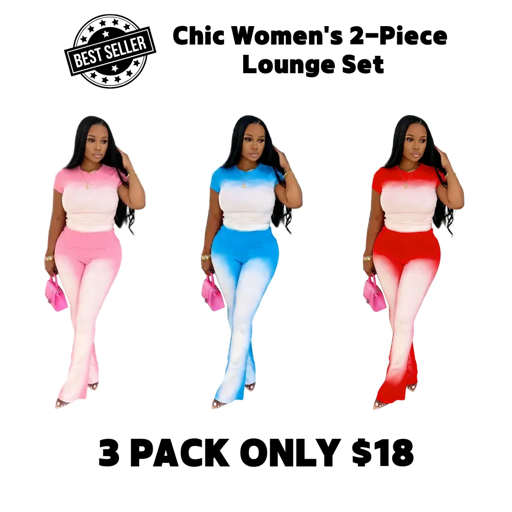 Chic Women's 2-Piece  Lounge Set