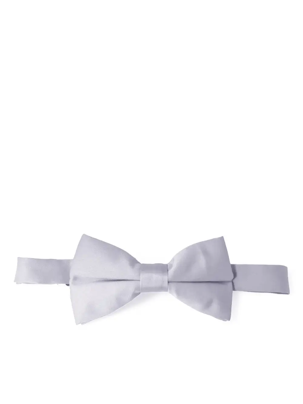 Well-Dressed Solid Polyester Pre-Tied Bow Tie