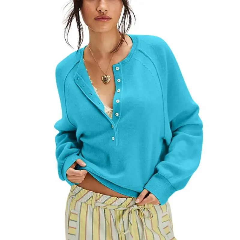 🔥 Limited-Time Sale — 40% OFF! 🔥 Women’s Long Sleeve Knitted Sweater Top — Effortless Elegance. Everyday Comfort.