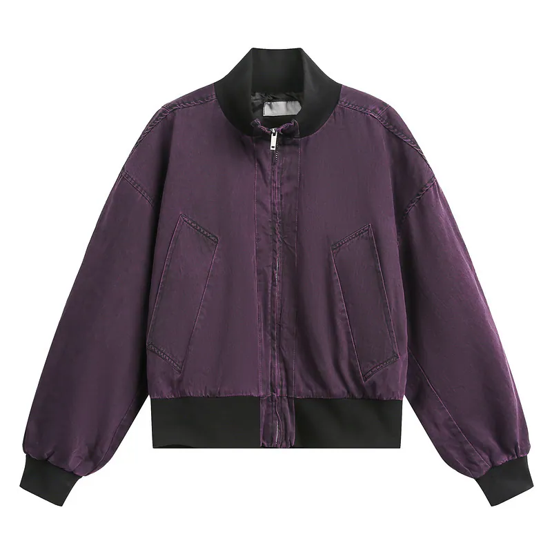 Casual Edgy Bomber Jacket