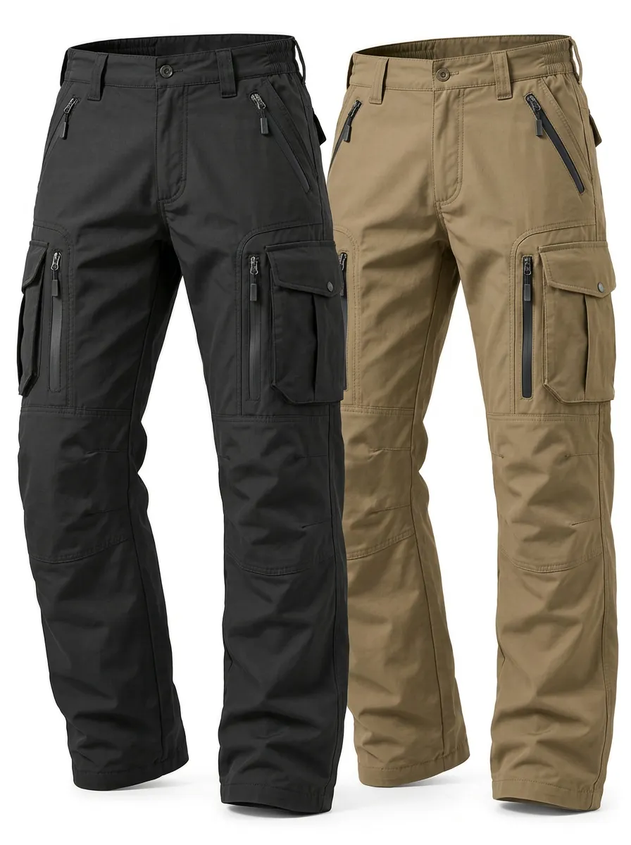 Zipper Pocket Field Ready Cargo Pants Set