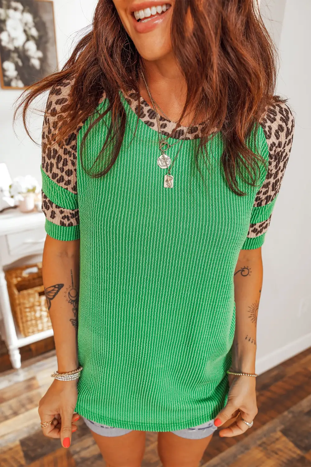 Airy Dolman Short Sleeve Tee