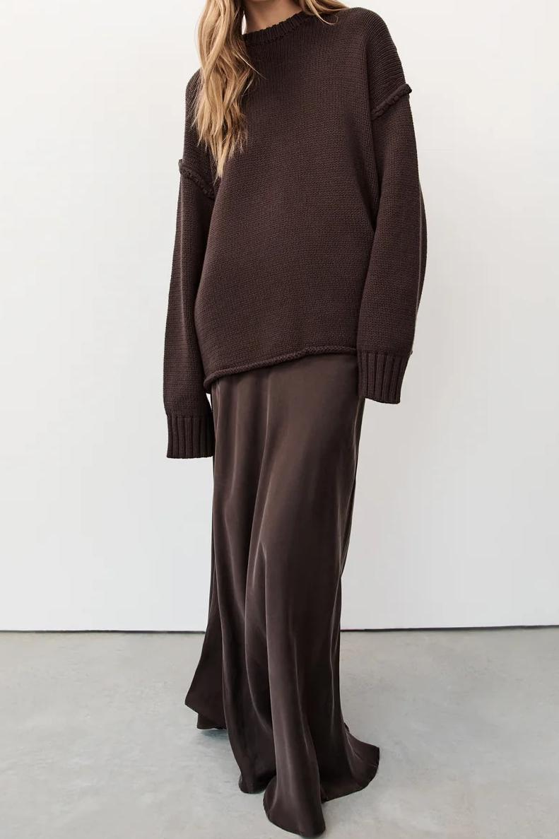 LONGLINE KNIT JUMPER